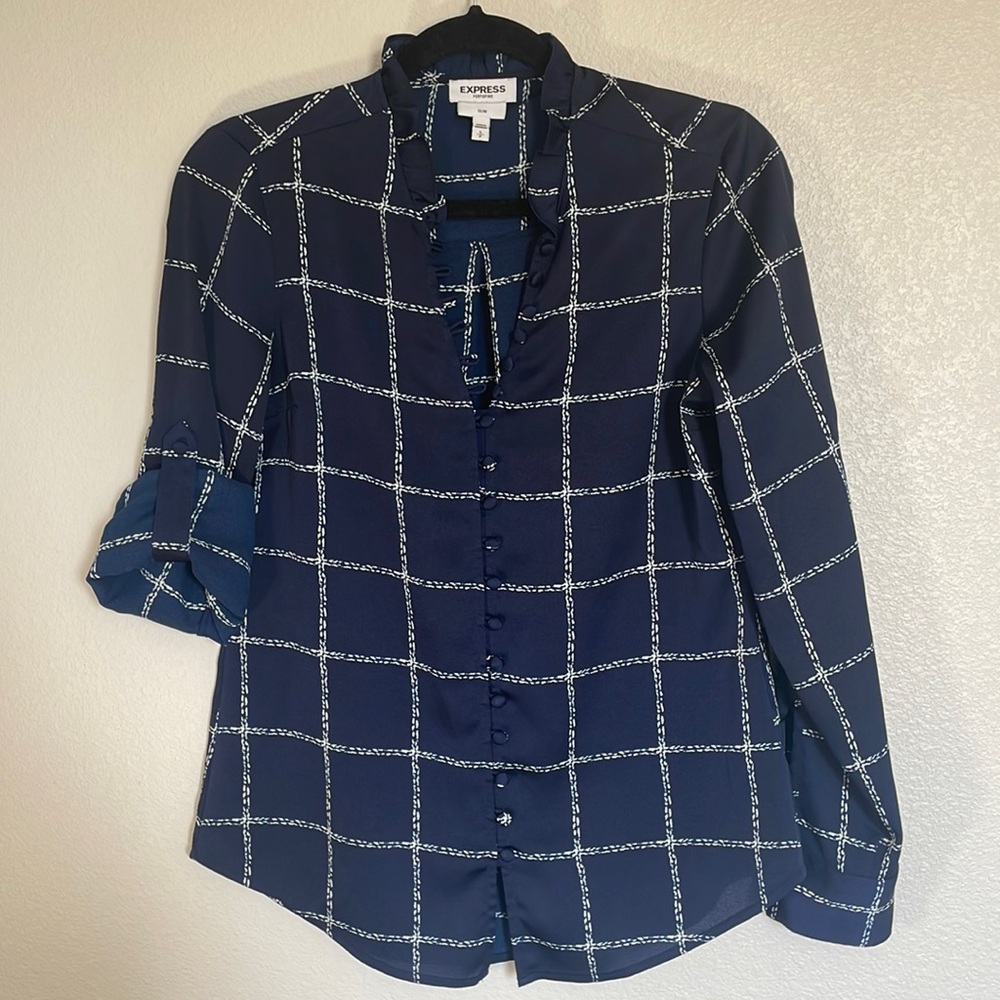 Express Portofino Adjustable Sleeve Length Top